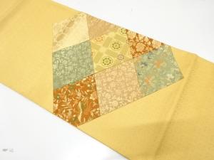 切りばめ　名物裂織り出し　袋帯